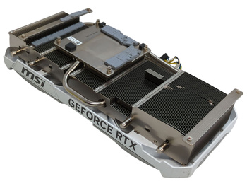 Chłodzenie karty graficznej NVIDIA MSI RTX 4070 Super/TiVentus 2X White