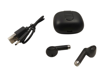 SŁUCHAWKI BEZPRZEWODOWE BLUETOOTH 5.3 DRSAEC J55 HiFi CZARNE