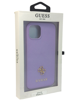 Oryginalne etui Plecki do Iphone 13 CASE GUESS fiolet