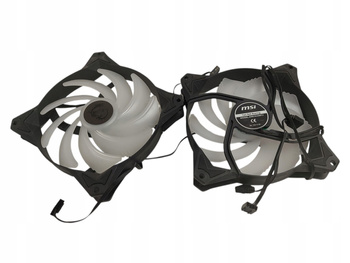 Wentylator MSI Two Ball Bearing 140mm x2 / APA1425M12 RGB 2 SZTUKI