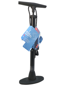 Pompka rowerowa podłogowa Seven for 7 70 cm manometr 12 bar czarna