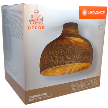 Oprawa LED Dekoracyjna Ledvance Decor Hat Brązowa E27