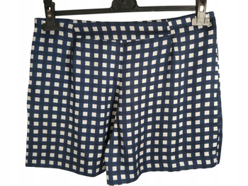 Szorty damskie MANGO Rozmiar 38 Granatowe w kratkę