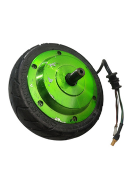 SILNIK Z OPONĄ ZUŻYTĄ C24V180117196 ZIELONY HULAJNOGI MOTUS 6,5