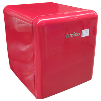 Lodówka Amica KBR 331 100 R Retro 51 cm 45 l Czerwony