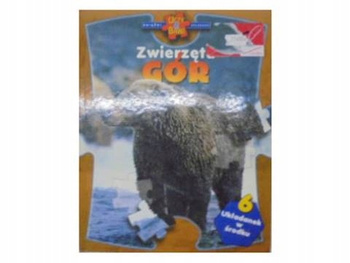 Zwierzęta gór 6 układanek w środku Praca zbiorowa