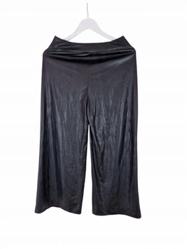 TRUE ROYAL Damskie Spodnie Skórzane / Imitacja Skóry Czarne 28-34