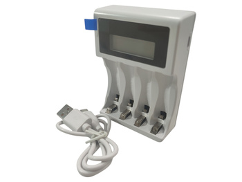 Ładowarka do baterii Akumulatorków 4xAA/AAA Bonai LCD MY-C002 R11