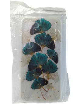 Plecki Etui Nakładka Gold Glam do Samsung Galaxy S23 listki