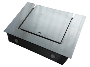 Okap kominowy AEG DVB3850M 80 cm 647m3/h Srebrny