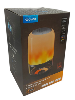 Govee H6020 Table Lamp 2 Pro Sound by JBL | RGBICWW 600lm Wi-Fi BT 5200mAh