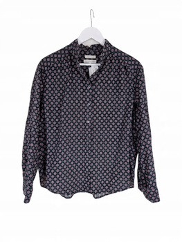 Marc O'Polo Męska Koszula We Wzory Czarna Rozmiar M