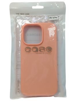Plecki Silicone Lite Case do Apple iPhone 14 Pro Brzoskwiniowe