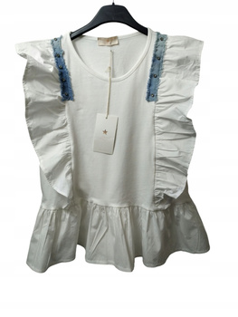 Bluzka damska Mondial Fashion Rozmiar S BIAŁA