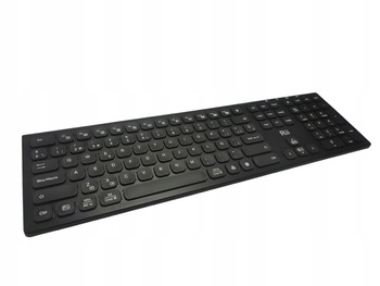 Bezprzewodowa klawiatura Rii RK801 RGB Bluetooth/2.4G z podświetleniem