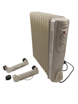 Grzejnik elektryczny olejowy Kiano Heater 25 2500 W Biały