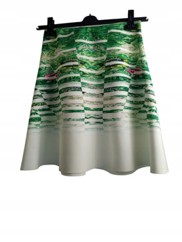 Spódnica biała z motywem roślinnym PATRIZIA PEPE ROZ.42