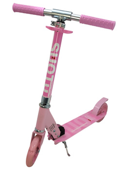 Hulajnoga dziecięca Suotu Rockroad ze świecącymi kółkami Różowa