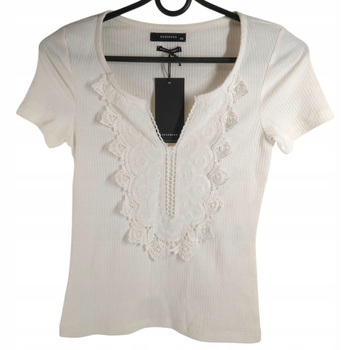 Bluzka damska RESERVED Rozmiar XS Biała