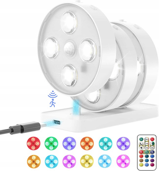 Oświetlenie szafek z czujnikiem ruchu, zestaw 3 sztuk KINAMY A700R