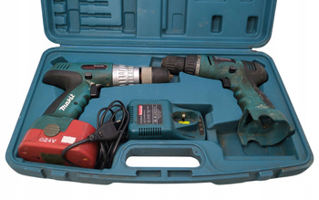 Zestaw 2 x Wiertarko-wkrętarki Makita 6347DWDE 24V