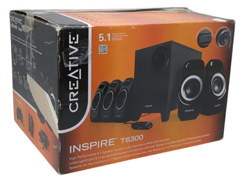 Głośniki komputerowe 5.1 Creative Inspire T6300 Czarny