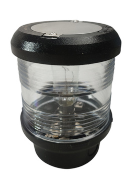 Lampa sygnalizacyjna Aqua Signal biała migająca z podstawą 24V 25W