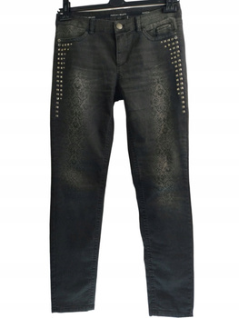 Spodnie damskie Czarne z Ćwiekami MARC CAIN SPORTS ROZ.N4 - L