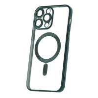 Etui Color Chrome Mag dla iPhone 14 Pro Max 6,7" zielone TPU MagSafe