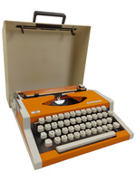 Zabytkowa maszyna do pisania UNIS tbm de Luxe QWERTZ DE