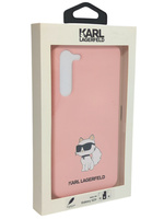 Oryginalne etui Plecki do Samsung Galaxy s23+ CASE KARL LAGERFELD róż