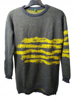 SWETER DAMSKI UNITED COLORS OF BENETTON ROZMIAR 2XL SZARY