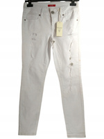 SPODNIE JEANSOWE DAMSKIE GUESS ROZMIAR 55 BIAŁE