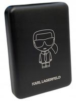 Karl Lagerfeld Powerbank indukcyjny 5W 3000mAh czarny MagSafe