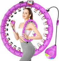 Spmove Regulowane Hula Hop różowe z licznikiem