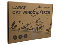 Hamak dla kota MEWOOFUN na Parapet Szaro Żółty do 18kg