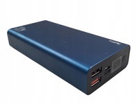 Powerbank TOPK 20000mAh, 20W, wyświetlacz LED, niebieski