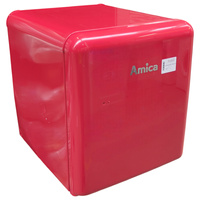 Lodówka Amica KBR 331 100 R Retro 51 cm 45 l Czerwony