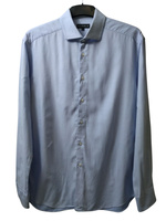 KOSZULA MĘSKA Z DŁUGIM RĘKAWEM VISTULA ROZMIAR 41 BŁĘKITNA