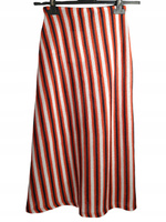 SPÓDNICA PULL&BEAR XS KOLOROWA W PASKI