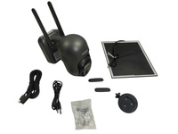 KAMERA ZEWNĘTRZNA SOLARNA NA KARTĘ SIM 3G 4G 5G LTE GSM 2K 10400mAh 12×ZOOM