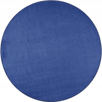 DYWAN NIEBIESKI JEDNOKOLOROWY NASTY 200 CM OKRĄGŁY