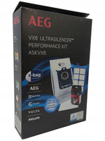 Zestaw AEG VX8 ULTRASILENCER Performance Kit + Różany Zapach