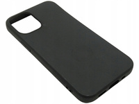 CASE SILIKONOWY DO IPHONE 12 MINI 5,4" CZARNY MAT