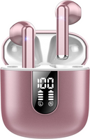 SŁUCHAWKI BEZPRZEWODOWE DOUSZNE JESEBANG BD86 RÓŻOWE BLUETOOTH 5.3
