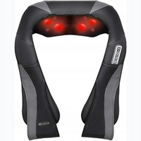 MASAŻER KARKU SZYI PLECÓW SHIATSU PODGRZEWANY PAS MASUJĄCY