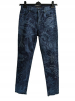 Spodnie damskie Granatowe we wzory MARC CAIN ROZ.N2