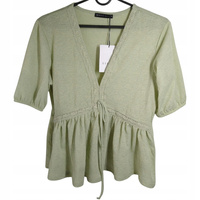 BLUZKA DAMSKA Z HAFTEM MOHITO ROZMIAR M ZIELONA