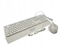 Zestaw gamingowy MARS GAMING MCP124W klawiatura mysz