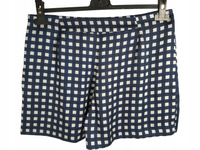 Szorty damskie MANGO Rozmiar 38 Granatowe w kratkę